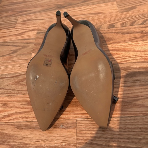 Coach Metallic Patent Leather Heels - Picture 4 of 8